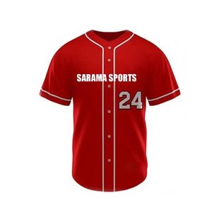 ชุดเบสบอลซอฟต์บอลสั่งทำรุ่นล่าสุด พิมพ์ลายดิจิทัล โลโก้ของคุณเอง ผ้าโพลีเอสเตอร์ระบายอากาศดี ขายส่ง บริการ OEM - Product Image 2