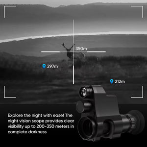Lunette de Vision Nocturne 4K Ultra HD avec Grossissement 8X, Illuminateur Infrarouge Optique Tactique pour la Chasse et le Tir - Product Image 3