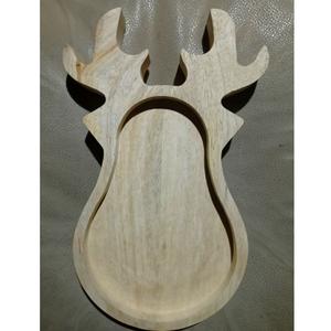 Planche à découper en bois de manguier artisanale, écologique et contemporaine, pour usage quotidien à la maison, en cuisine, pour servir et ranger des bols - Product Image 6