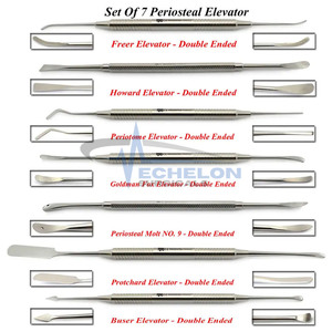 Elevador Perióstico Manual de Acero para Implantes Dentales, Periotomo, Lima Ósea y Sonda Exploradora - Product Image 4