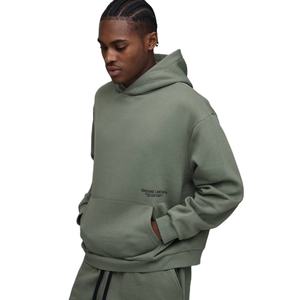 Sweat à capuche streetwear surdimensionné en polyester/coton de qualité supérieure, 340 g/m², épais, coupe-vent, écologique, avec logo personnalisé - Product Image 1