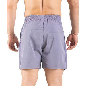 Shorts de sport pour homme, structure flexible, tissu doux, coupe confortable, couleur unie, décontracté, mi-long, respirant, écologique, pour les séances d'entraînement - Product Image 2
