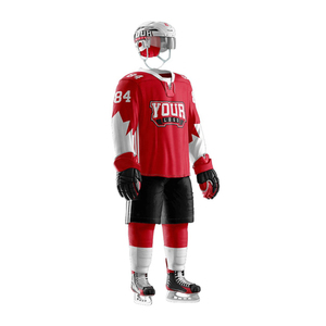 Uniforme de hockey sur glace unisexe respirant de haute qualité, dernier design, nouvelle arrivée, 100% polyester, service OEM de marque personnalisée - Product Image 6