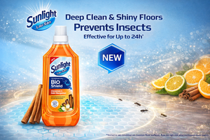 Sunlight Bioshield <b>floor</b> cleaner cinnamon and orange 1kg x 12 Bottles - Product Image 3
