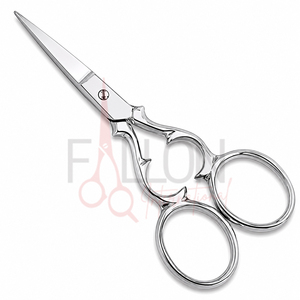 Ciseaux de manucure en acier inoxydable avec poignée ronde, lame tranchante pour la coupe des ongles, utilisation pour droitiers adultes - Product Image 4