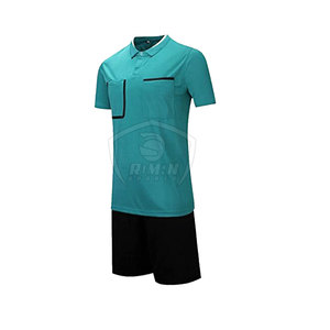Tenue d'arbitre de haute qualité pour adultes fabriquée au Pakistan, ensemble maillot et short 100 % polyester respirant et à séchage rapide pour les matchs de football - Product Image 2