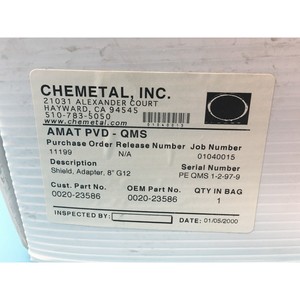AMAT 0020-23586 Placa Adaptadora Shield, Endura, 8" - Equipo y Piezas de Semiconductores de Confianza de Tradicción Global - Product Image 5