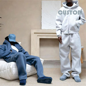 Custom HIGH <b>500</b> <b>GSM</b> Heavyweight Fleece Winter Set UNISEX Fleece <b>Hoodie</b> Regular Fit Streetwear - Product Image 1