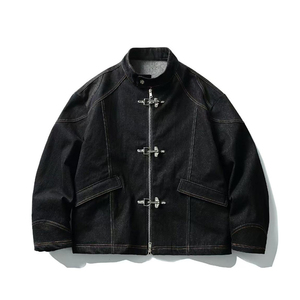 Chaqueta Vaquera Vintage para Hombre, Algodón Elástico, Venta al Por Mayor de Fábrica para Tiendas de Ropa Vintage - Product Image 3