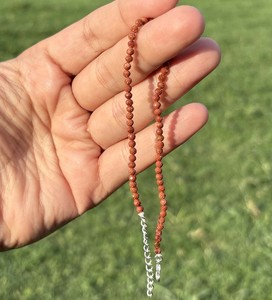 Cheville en argent sterling 925 de qualité supérieure avec pierres naturelles de pierre de soleil marron facettées, faite à la main, réglable, vente en gros, DIY - Product Image 2