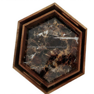 Plateau de service en bois robuste de qualité supérieure, très demandé, pour la maison, la cuisine et la restauration, disponible en grande quantité - Product Image 1