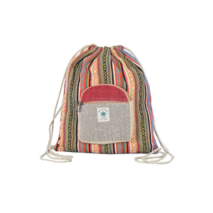 Cotton <b>Drawstring</b> <b>Backpack</b> Comfy and Eco-Friendly for Everyday Use - Product Image 1