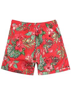 Men Island <b>Shorts</b> Print Elastic Waist Drawstring Beach Summer Casual Holiday Colorful Lightweight top mens swim beach - Product Image 4