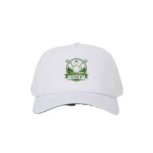 Gorra de Golf Ligera de Alto Rendimiento con Orificios Cortados con Láser, Transpirable, Impermeable y Ajustable para Actividades al Aire Libre - Product Image 3
