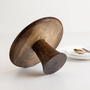 Solid Wood Cake Stand For <b>Birthday</b> Wedding And Party Decoration Wooden Cake Stand For Dessert <b>Table</b> And Home Use Handcrafted - Product Image 6