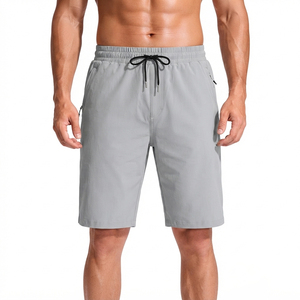Summer <b>Men's</b> Breathable <b>Woven</b> Beach <b>Shorts</b> Drawstring Elastic Waist Straight Leg Solid Color Lightweight Casual <b>Shorts</b> - Product Image 5