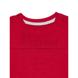 Camiseta de Algodón Lisa para Hombre, Manga Corta, Cuello Redondo, Corte Regular, Estilo Informal, Color Sólido, Tejido de Punto Jersey, Camiseta Elástica para Mujer - Product Image 2