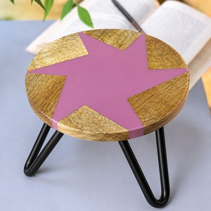 Support à gâteau en bois et en fer de qualité supérieure, nouveau style, pour la présentation de cupcakes, vitrine de boulangerie et traiteur d'événements - Product Image 3