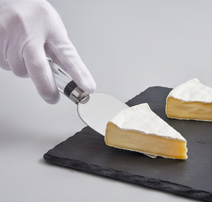 Juego de 3 Cuchillos para Queso con Hoja de Acero Inoxidable y Mango de Vidrio, Espátula para Servir Queso, Utensilios de Cocina - Product Image 6