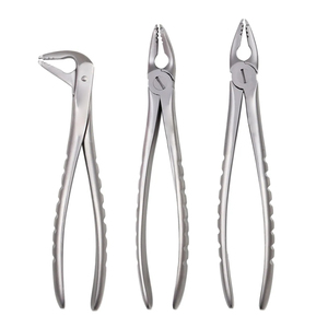 Kit de Fórceps Quirúrgicos Dentales Ijrak de 6 Piezas, Acero Inoxidable, Instrumentos Quirúrgicos Ortodónticos Manuales Clase I, Plata, CE - Product Image 2