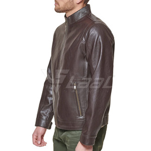 Breathable Winter Warm <b>Men</b> <b>Leather</b> <b>Jacket</b> Casual Wear <b>Men</b> <b>Leather</b> Winter <b>Jacket</b> In Reasonable Price - Product Image 2