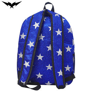 Sac à dos imperméable pour femmes de qualité supérieure, design pailleté de cheerleading avec fermeture à glissière pour enfants - Product Image 3