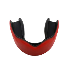 Protège-dents en silicone rouge et bleu, moulable, équipement de protection sportive pour la boxe, ajustement universel, design léger, lot de 2 - Product Image 2