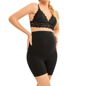 Shorts de Yoga Maternité Taille Haute Personnalisés avec Poches, Grande Taille, Respirants, pour la Grossesse et le Fitness – Vente en Gros - Product Image 4