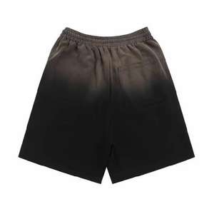 Shorts délavés à l'acide pour hommes, style streetwear, avec logo personnalisé, décontractés, dernière mode, vente en gros, effet usé - Product Image 6
