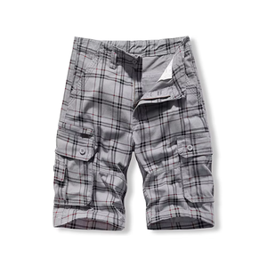 Shorts Boxers Mi-Longs Décontractés en Coton à Carreaux pour Hommes – Vente en Gros, Motif Personnalisé, Fabricant OEM - Product Image 3