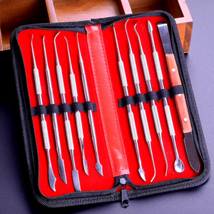 Lot de 10 Spatules Dentaires Manuelles, Couteaux à Plâtre, Instruments de Sculpture sur Cire Dentaire, Outils de Dentisterie à Double Embout de Précision - Product Image 2