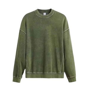 Sudadera moderna con efecto lavado ácido y construcción cómoda para un estilo urbano informal diario - Product Image 1