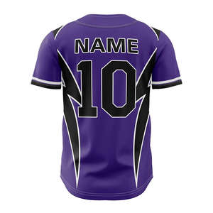 เสื้อเบสบอลทรงพัดรูปหัวใจแบบสั่งทำพิเศษ ระบายอากาศได้ดี และมีเทคนิคการพิมพ์สำหรับไซส์พลัส - Product Image 2