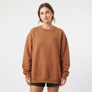 Sudadera Extra Grande Personalizada para Mujer, con Hombros Caídos, Manga Larga, Felpa de Algodón, Ropa Casual - Product Image 5