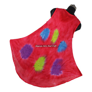 Robe longue décontractée pour femme, col halter, sans manches, tie-dye, nouveau design d'été, style bohème, robe de plage, robe parapluie pour femme - Product Image 1