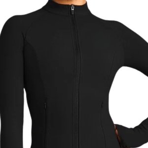 Women's <b>Reflective</b> Logo <b>Jacket</b> Custom Lightweight Full Zip Sportswear <b>Jacket</b> Breathable Athletic Training <b>Running</b> Fitness - Product Image 3
