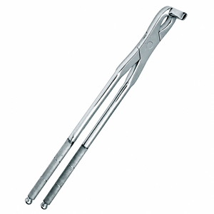 Forceps dentaire vétérinaire en acier inoxydable de qualité supérieure pour fragments équins, précis, à profil mince, réutilisable - Product Image 3