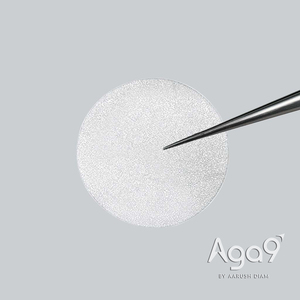 Placa de diamante redonda policristalina Aga9 de 12 mm de diámetro, sin pulir, 0,3 mm de espesor - Product Image 2