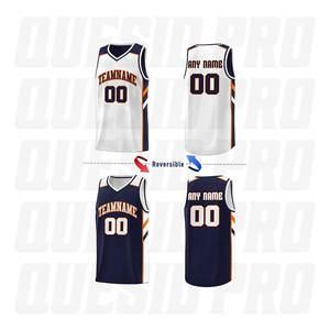 Maillots de basket-ball en mesh de qualité supérieure, séchage rapide, respirants, vêtements de sport d'équipe, chemises personnalisées avec logo, fournisseur OEM en gros - Product Image 2