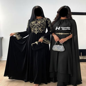 Abaya de Dubái al por Mayor de Alta Calidad 2024, Kaftán Turco Modesto, Kimono Elegante con Mangas Murciélago, Abaya de Satén Brillante para Mujeres Musulmanas - Product Image 2