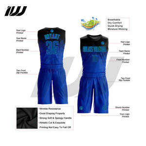 Offre Spéciale – Ensemble d'uniformes de basketball à prix réduit – Qualité supérieure, meilleur prix, nouveau design, grandes tailles, respirant et antibactérien - Product Image 5