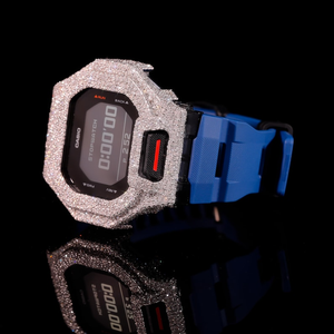 Montre Homme de Luxe Starspire Jewels à Mouvement Automatique Quartz ETA, Moissanite VVS, Style Business Hip Hop, Métal Givré et Bracelet Caoutchouc - Product Image 4