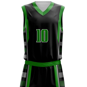 Uniforme de Baloncesto Sublimado, Uniforme Deportivo Reversible, Nuevo Diseño de Uniforme de Baloncesto en Venta - Product Image 2
