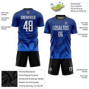 Nuevo Uniforme de Fútbol Personalizado Cómodo y de Moda - Color y Logotipo Personalizables, 100% Poliéster Transpirable, Tallas Unisex para Adultos, Venta en Línea - Product Image 3