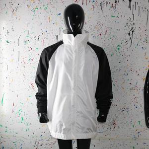 Custom Fashionable Autumn Casual Half <b>Zip</b> <b>up</b> Hooded Windproof Coated Stand Collar Windbreaker <b>Jacket</b> for Men Urban Productions - Product Image 4