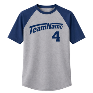 Camiseta de Béisbol Personalizada de Manga Corta Raglán para Jóvenes, Uniforme Deportivo de Poliéster para Equipos, Proveedor Mayorista OEM - Product Image 1