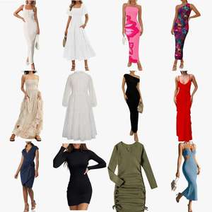 <span class=keywords><strong>Vestidos</strong></span> Maxi Mix para Mujer Sheines Bail, Impresión Digital Ecológica, Estampado Floral, Estilo Casual, Ropa al por Mayor en Existencia - Product Image 6