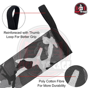 Premium Quality Fully Customized Made New Arrival Wholesale Rate Grey Solid Color Fitness Wrist weightlifting hand <b>wrap</b> - Product Image 4