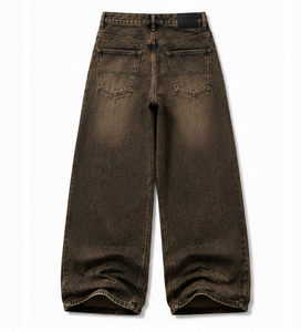 High Quality Denim Jeans Loose Fit Casual Pants for Men Autumn Style - Product Image 2