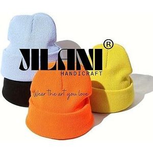 Gorro holgado naranja Mujer - Product Image 2
